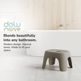 thumbnail image 6 of Dolu Nuve Kids Non Slip Step Stool Plastic Toddler Helper for Bathroom, Stone Grey, 6 of 8