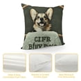 thumbnail image 4 of YINGXI It's Not Dog Hair It's Glitter Throw Pillow Case, Dog Lovers Gifts, Lovers Gifts, Funny Decor, Gifts for , Mom, Cushion Cover for Sofa Couch 22x22in, 4 of 5