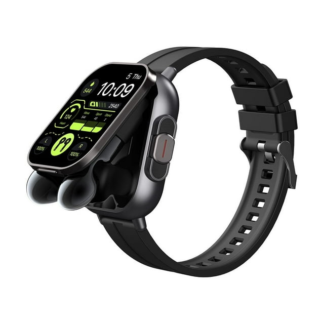 Smartwatch Bluetooth under $5! CQCYD Smartwatch with Wireless Earbuds, Bluetooth Call Sports Watch with NFC, 2 Inch Touch Screen Fitness Tracker, Waterproof Smart Watch for Android iOS