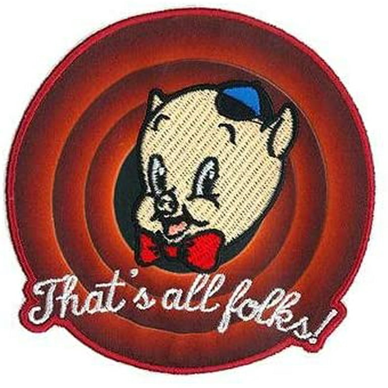 Camiseta Unissex That's All Folks Isso é Tudo Pessoal Gaguinho Mary Green Mary Joana Preta Cd - Foto 4