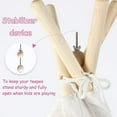 thumbnail image 3 of Kids Teepee Tent With Lights, 48" Pure Cotton, 3 of 3