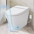 thumbnail image 2 of M optimized Smart Toilet With Self-Cleaning Nozzle, Soft Close Dual Flush Toilet 1/1.28 GPF White, 2 of 7
