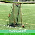 thumbnail image 4 of GoSports Football 7' x 4' Kicking Net | Ultra-Portable Design with Weighted Sand Bag, 4 of 5
