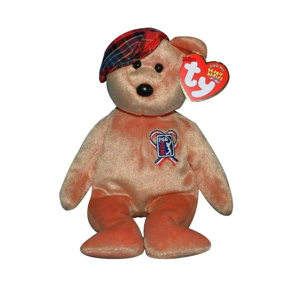Ty Beanie Baby: ChariTee - the Golf Bear | Stuffed Animal | MWMT