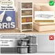 thumbnail image 3 of Cajas de Almacenamiento, Cajas Organizadoras de Plástico de 4 Niveles con Tapa de 23 Cuartos de Galón, Contenedores de Almacenamiento Apilables con Ruedas, Cajas de Almacenamiento Plegables, 3 of 6