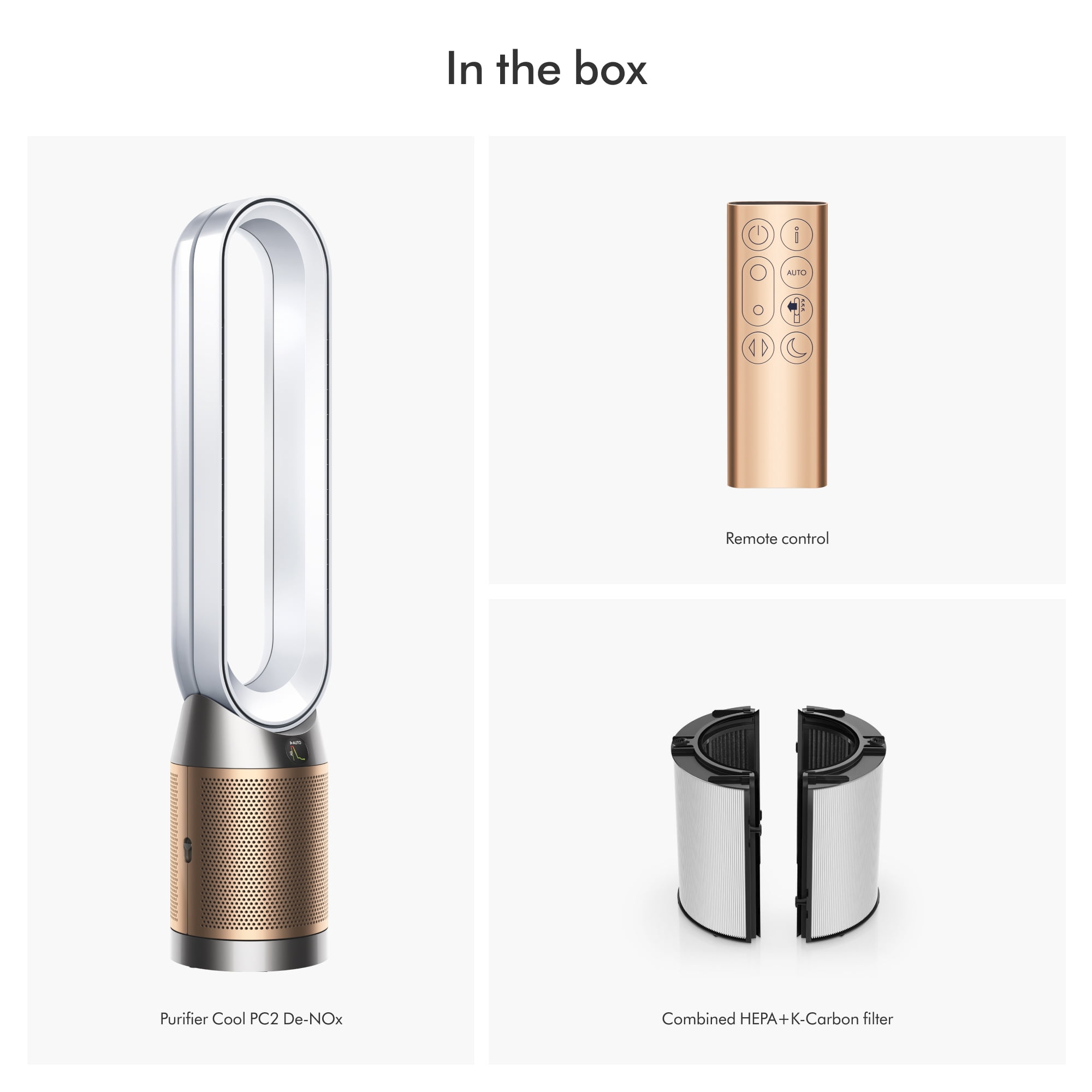 Dyson Purifier Cool PC2 De-NOx​ | White/Gold | New