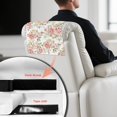 thumbnail image 5 of Xoenoiee Dragonfly Butterfly Print Head Rest Cover for Recliner Sofa Recliner Headrest Protector Faux Leather Non Slip Headrest Covers for Recliners Office & Theater Seat, 1 Pack, 5 of 7