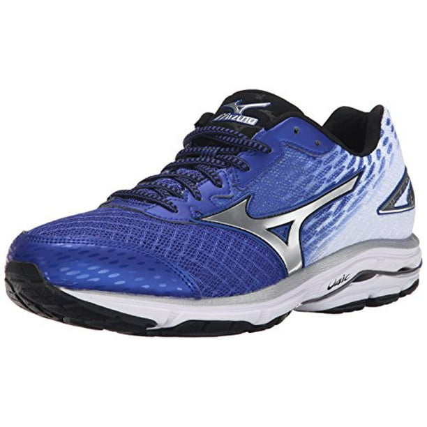 Mizuno - Mizuno Men's Wave Rider 19 Running Shoe (Surf The Web/Silver ...