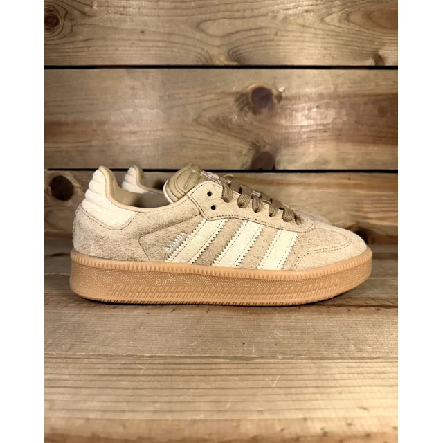 NEW Mens Adi - das Samba XLG "Cardboard Magic Beige" Low Top Casual Sneakers JI3196