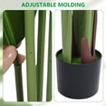 thumbnail image 4 of WETLA 5.2 Ft Faux Banana Tree with Planter - Artificial Tropical Indoor Plant for Home Decor, Tall Floor Plants for Living Room, Office & Bedroom, 4 of 11