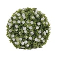 thumbnail image 2 of Simulation Plant Flower Hanging Topiary Ball 7.8 Inch Lifelike Shape PE Material Style D, 2 of 8