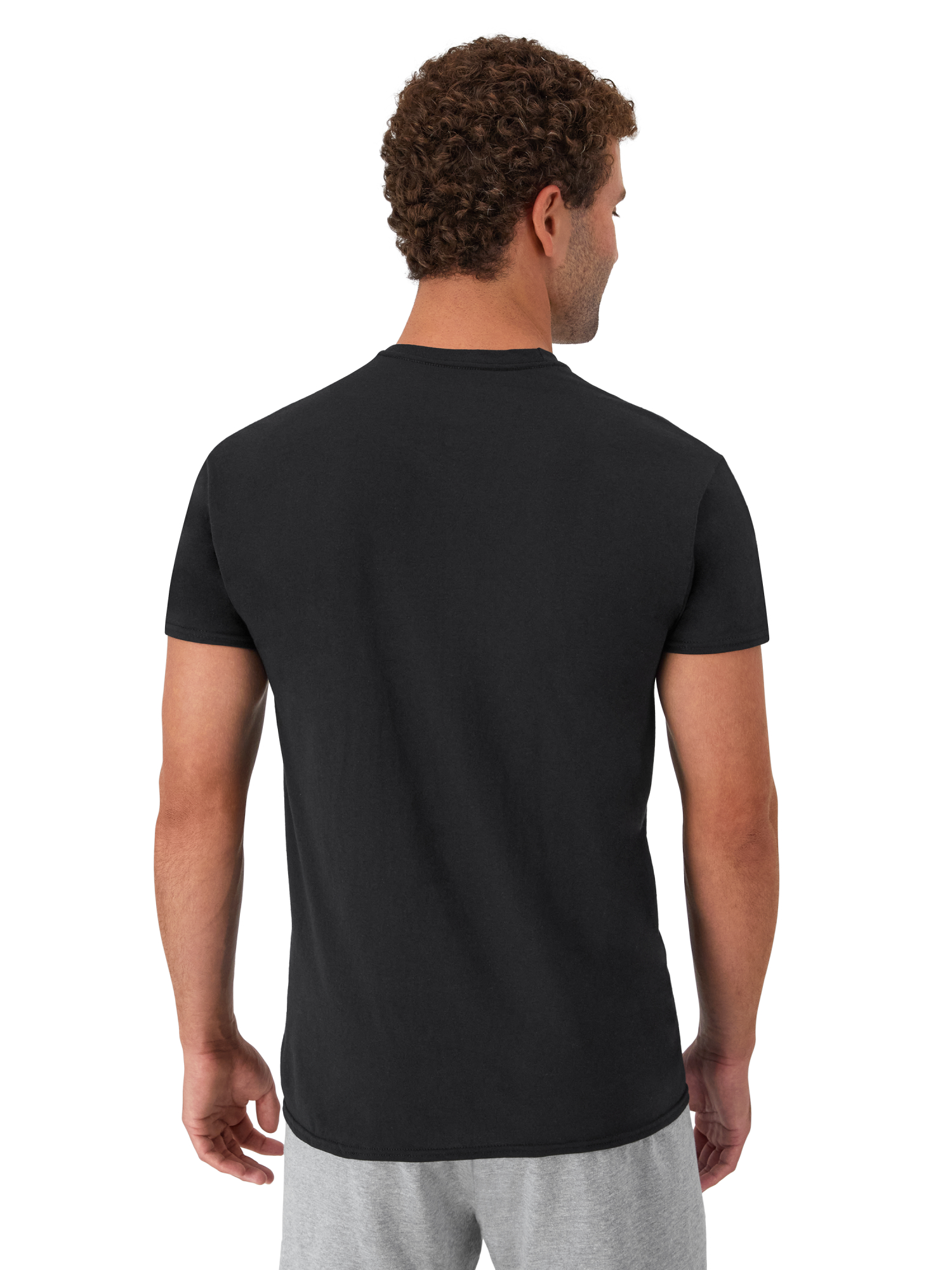 Hanes Men's Crew Neck T-Shirt, 6-Pack photo 4