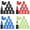 48Pcs Red+Dark+Blue+Green+Black, variant on 24Pcs Sport Stacking Cups, Speed Training Game for Challenge Competition, Plastic Stacking Cups, Classic Family Game for Adults, Blue Red