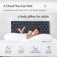 thumbnail image 2 of Body Pillow For Adults  Side Sleeper Bed Full Support In Long & Large Size Tencel Lyocell Cover Firm Memory Foam Soft Microfiber 20x54 Inch Machine Washable, 2 of 9