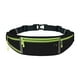 thumbnail image 3 of Riñonera para correr con cinturón para correr, riñonera elástica para mujeres y hombres, bolsa para correr para corredores de viaje, acampar y caminar verde negro, 3 of 8