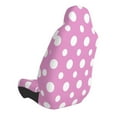 thumbnail image 3 of Picia Purple And White Polka Dot Print Waterproof Sweating Car Seat Cover for Post Gym Workout, Running, Beach and Hiking, Universal Fit Anti-Slip Bucket Seat Protector, 3 of 5