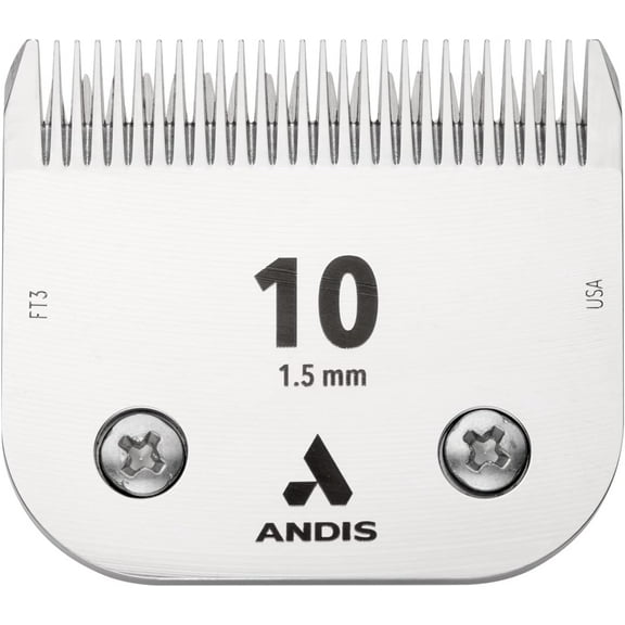 Andis Ceramic Edge Size 10 Pet Clipper Blade Runs Cooler Fits AG AGC BDC Series