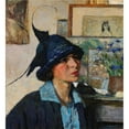 thumbnail image 3 of Édouard Vuillard 12x13 Black Modern Framed Museum Art Print Titled - Madeleine Rodrigues (1918), 3 of 5