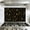 Color 1, variant on Kitchen Backsplash Peel and Stick Wall Murals Tropical Floral Colorful Leaves Flowers Black Removable Mural 35.4"W x 23.6"H, Oil Proof Vinyl Wallpaper for Fireplace & Behind Stove
