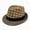 #03, variant on Bxsruta Men's Straw Fedora Hat Lightweight Breathable Summer Sun Hat Wide Brim Panama Style Outdoor UV Protection Beach Vacation Casual Headwear