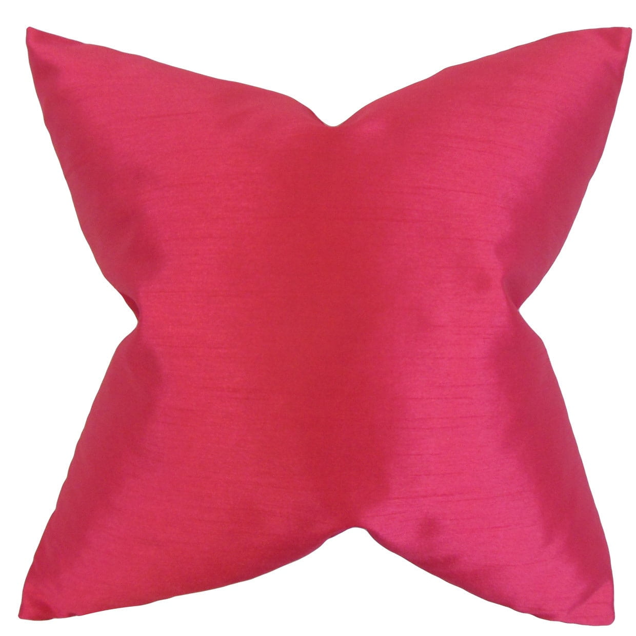 The Pillow Collection Klee Solid Bedding Sham Pink European/26 x 26, 