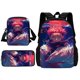 thumbnail image 1 of Mochila escolar Jujutsu Kaisen Satoru Gojo para niños y niñas, bolso de hombro, bolsas de lápices, el mejor regalo, Juego de 3 piezas, 1 of 5
