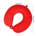 thumbnail image 3 of Almohada De Apoyo Para El Cuello En Forma De U Almohada cervical de viaje roja en forma de U para siestas en la oficina, el avión y el coche (1 unidad) JASKFLY, 3 of 9