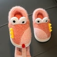 thumbnail image 6 of Generic Christmas Slippers Children Kids Dinosaur Slippers Girls Boys Slippers Memory Foam Comfy House Slippers Bedroom Home Slippers Winter Warm Indoor Clearance Shoes(3.5-4 Years ,Pink), 6 of 6