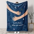 thumbnail image 5 of KAAYEE Hug Blanket Gifts for Loved One - Cosy Sherpa Fleece Blanket, Machine Washable Plush Blankets Gifts, Get Well Soon Gifts for Women，50*60inch, 5 of 7