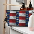 thumbnail image 7 of North Carolina Flag Small Purse Organizer Zipper Cosmetic Handbag Tote Pouch For Women, 7 of 7