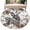 Grey Brown Ivory, variant on Entryway Rug 2'x3', Grey Rabbits Small Rug for Kitchen Bathroom Door Mat Indoor Entrance, Pine Cones Brown Plants Grey Checkered Farmhouse Non-Slip Area Rugs Floor Mats Carpet Front Door Rugs