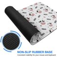 thumbnail image 6 of Long Mouse Pads for Desk,White Cow Colorful Moo Pattern Desk Mats on Top Of Desks, Desk Mouse Pad Extra Large with 3mm Non-Slip Base and Stitched Edge for Gaming,Office,Work,Home 31.5"x15.7", 6 of 6