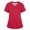 Red #060, variant on V-Neck Scrubs Top for Women – Stretchy Breathable Fabric with Pockets, Easy Care & Classic Dark Purple XL