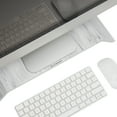 thumbnail image 4 of Mind Reader Marbella Collection, Monitor Stand, Office, Resin, White, 4 of 7
