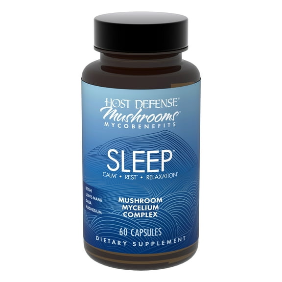Host Defense MycoBenefits Sleep Capsules - 60 Capsules (30 Servings)