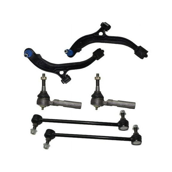 Front Control Arm Sway Bar Link Tie Rod Kit - Compatible with 2001 - 2007 Chrysler Town & Country 2002 2003 2004 2005 2006