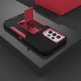 thumbnail image 7 of Allytech Galaxy A33 5G Case for Samsung A33 5G Cover, Hard PC + TPU Shockproof Anti-Scratch Built-in Kickstand Support Magnetic Car Mount Rugged Case for Samsung Galaxy A33 5G 6.4", Black+Red, 7 of 7