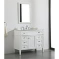 thumbnail image 2 of 42 inch single bathroom vanity in white, 2 of 8