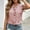 Pink women v neck ruffle blouse a1, variant on SSZMDLB Women V Neck Short Sleeve Ruffle Embroidery Blouse Casual Basic Tshirt Summer Tops Travel Vacation Outfits Workout Clothes, Sky Blue XL