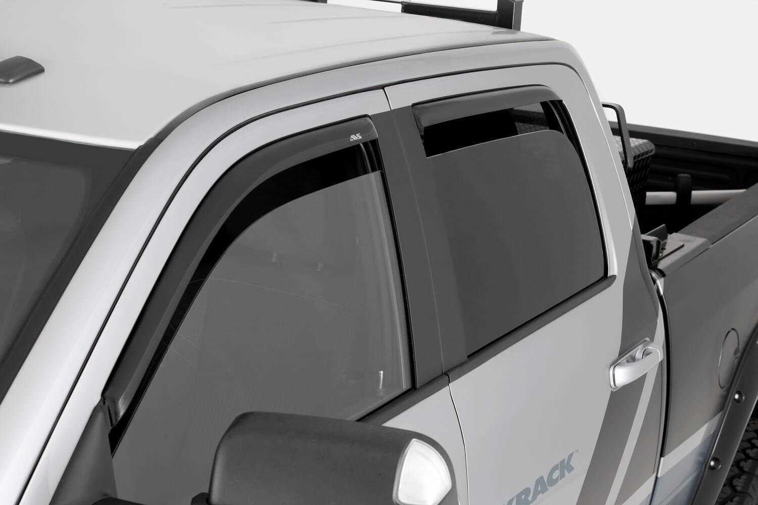 Auto VentShade (AVS) 194357 In-Channel Ventvisor Window Deflectors Fits 2001-2007 Toyota Highlander, 2006-2007 Highlander Hybrid, 4 pcs. Smoke-