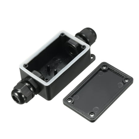 - Waterproof IP66 Outdoor Electrical 2-Way PG9 Cable Gland Electrical Junction Box with Terminal Strip
