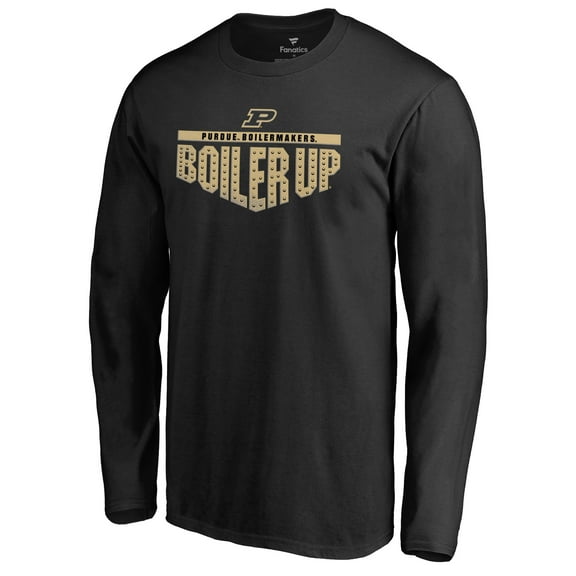 Men's Black Purdue Boilermakers Team Hometown Collection Long Sleeve T-Shirt