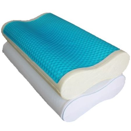 Comfort Revolution Memory Foam Hydraluxe Cooling Contour Pillow