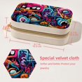 thumbnail image 5 of Graffiti Velvet Portable Travel Organizer with Removable Compartment - Gift, Earring Organizer, Storage Box, and Bracelet Holder, 5 of 7