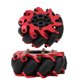 thumbnail image 4 of Rueda motriz Mecanum, ruedas omnidireccionales, piezas de coche RC, accesorios de neumáticos RC (rojo), 2 uds., 4 of 8