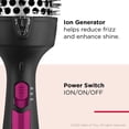 thumbnail image 2 of REVLON Perfect Match Hot Styler reduce el encrespamiento y aumenta el brillo | El cepillo caliente crea rizos, fortalece el cuerpo y aumenta el volumen | Peina y extiende suavemente tu peinado, 2 of 5