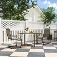 thumbnail image 2 of Outsunny Patio Chairs Set of 2, C Spring Motion Outdoor Dining Chairs, 2 of 10