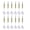 White, variant on BESTSKY 12Pcs Darts,Stabilized Flight Darts Metal Tip,Family Fun Dart Flights,White