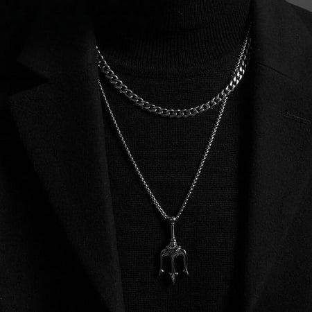 3/5/7mm Mens Cuban Chain Necklaces, Stainless Steel Curb Tw