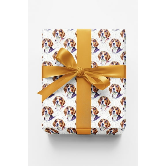 London Penny Premium Wrapping Paper - Beagle Bounce